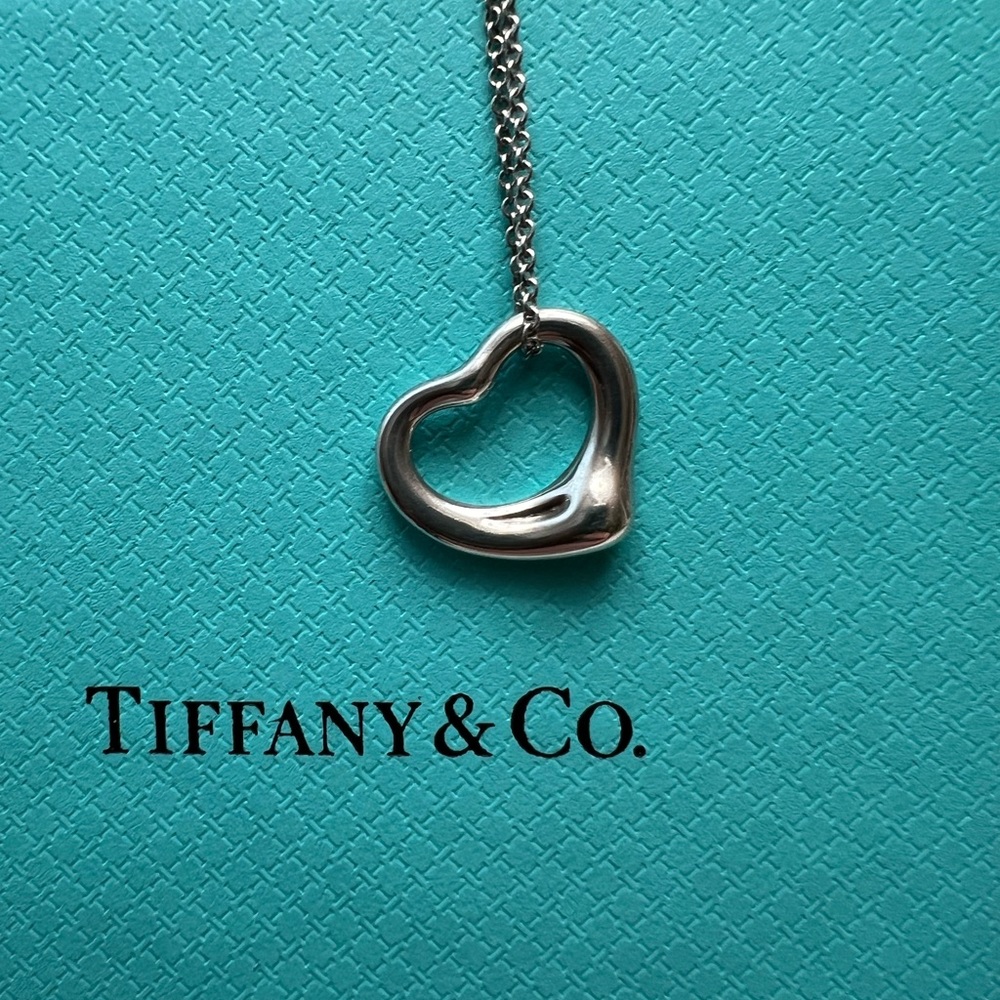 Tiffany & Co Elsa Peretti Open Heart Pendant - Picture 5 of 5
